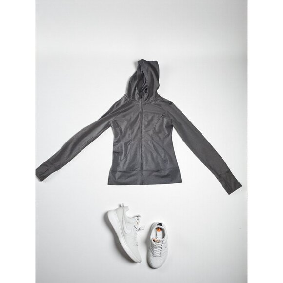 90 Degree by Reflex Zip-Up Hoodie – Women’s Size Small – Gray Sculpt Fit - Picture 5 of 8